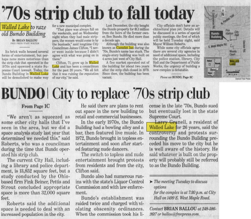Mr. Bs Camelot Inn (Maple Lanes, Shadow Fax, Olde World Market) - Mar 26 2001 Article